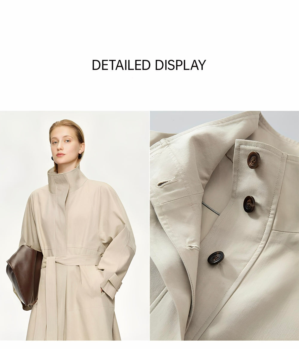 Spring Fashion Trench Coat(26W004)