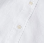 100%Linen Old Money Style Polo Long Sleeve Shirt Unsex