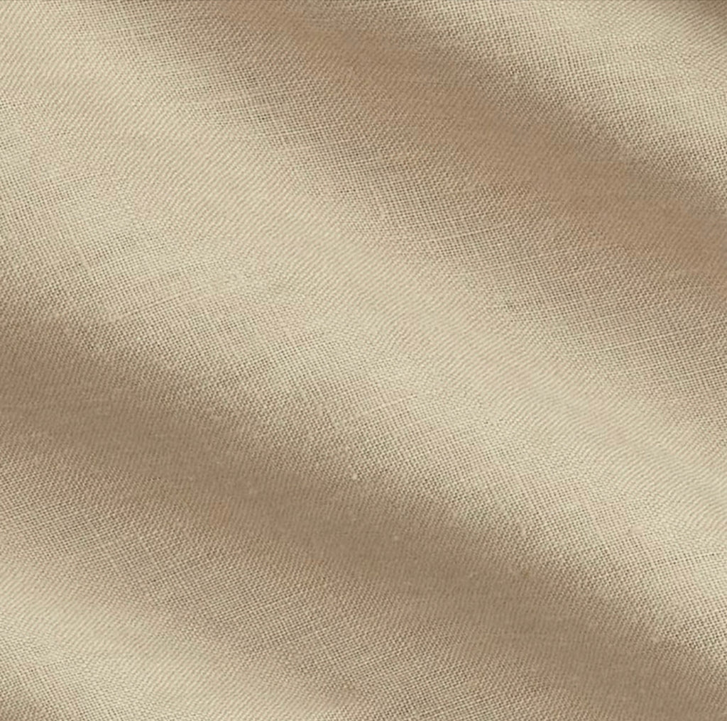 100%Linen Old Money Style Polo Long Sleeve Shirt Unsex