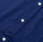 100%Linen Old Money Style Polo Long Sleeve Shirt Unsex